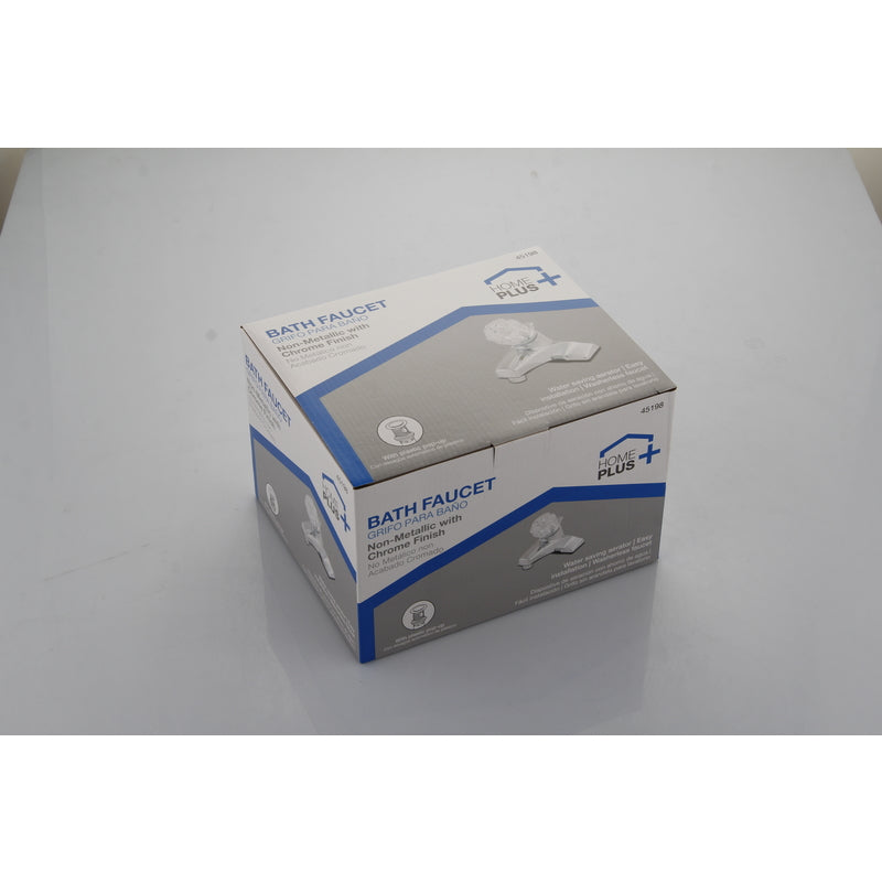 Home Plus Chrome Traditional Centerset Bathroom Sink Faucet 4 in.