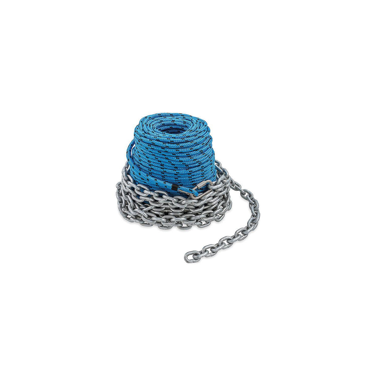 Trac Outdoors T10212 1/4&quot; x 200&#x27; Anchor Rode with 1/4&quot; x 15&#x27; Chain