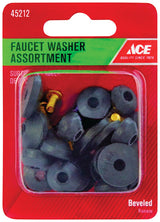 Ace Assorted in. D Rubber Faucet Washer 1 pk, Pack of 5