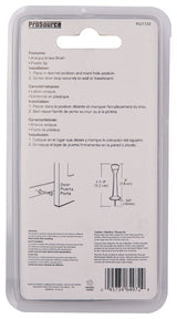 ProSource CL-208C-AB-PS Heavy-Duty Rigid Door Stop, 1 in Dia Base, 3 in Projection, Die-Cast Zinc & Plastic