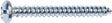 Midwest Fastener 03200 Screw, #12 Thread, Coarse Thread, Pan Head, Phillips, Slotted Drive, Diamond Point