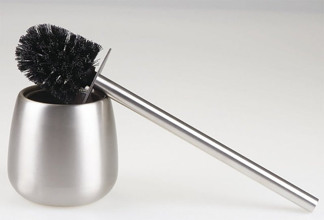 Interdesign 98810 Toilet Bowl Brush, Stainless Steel Holder, Pack of 2