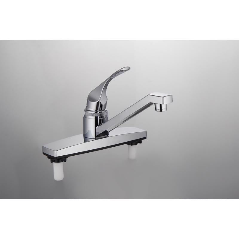 Home Plus One Handle Chrome Kitchen Faucet Side Sprayer Included