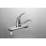 Home Plus One Handle Chrome Kitchen Faucet Side Sprayer Included