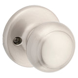 Kwikset 488CV 15 Dummy Knob, Cove Design, Satin Nickel
