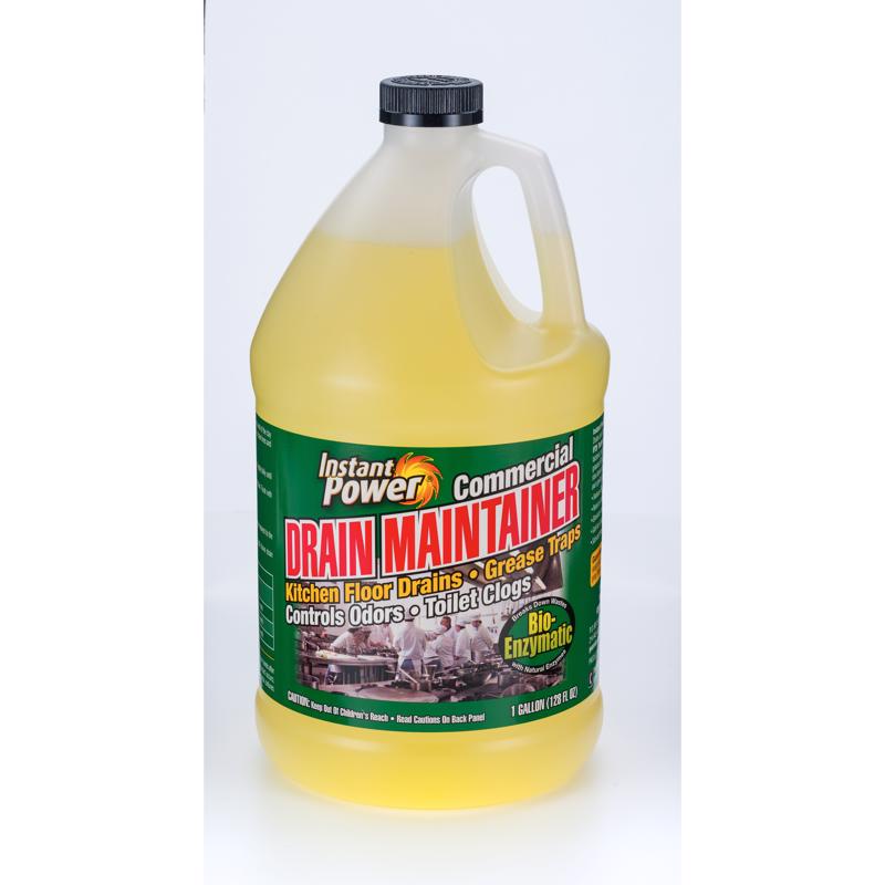 Instant Power Liquid Drain Cleaner 1 gal, Pack of 4