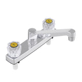 Home Plus Two Handle Chrome Kitchen Faucet