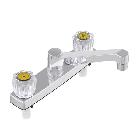 Home Plus Two Handle Chrome Kitchen Faucet