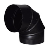Imperial 6 in. D X 6 in. L Steel Stove Pipe Elbow, Pack of 4
