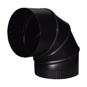 Imperial 6 in. D X 6 in. L Steel Stove Pipe Elbow, Pack of 4