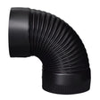 Imperial 6 in. D X 6 in. D 90 deg Galvanized Steel Stove Pipe Elbow, Pack of 4