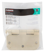 ProSource 20347US4 Door Hinge, Steel, Satin Brass, Loose Pin, 180 deg Range of Motion, Screw Mounting