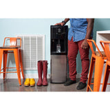 Primo Water Deluxe 5 gal Black/Gray Water Dispenser Stainless Steel