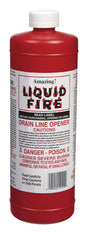 Amazing Liquid Fire Liquid Drain Opener 32 oz, Pack of 12