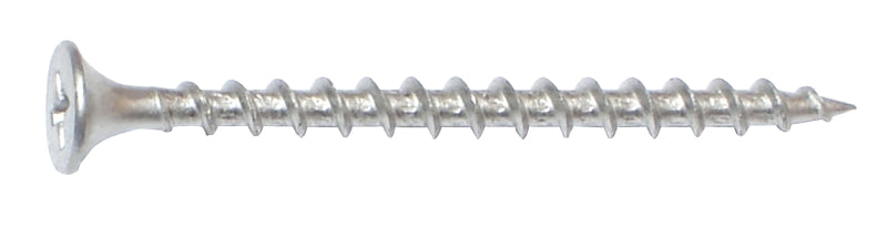 Midwest Fastener 10517 Deck Screw, No 6, 2 in L, Coarse Thread, Bugle Head, Phillips Drive, Dacrotized, 1 PK