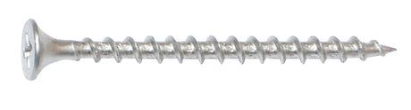 Midwest Fastener 10517 Deck Screw, No 6, 2 in L, Coarse Thread, Bugle Head, Phillips Drive, Dacrotized, 1 PK