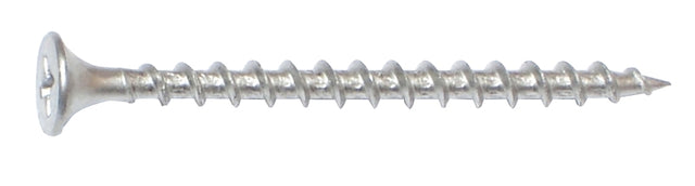 Midwest Fastener 10517 Deck Screw, No 6, 2 in L, Coarse Thread, Bugle Head, Phillips Drive, Dacrotized, 1 PK