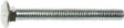 Midwest Fastener 01087 Carriage Bolt, 5/16-18 in Thread, NC Thread, 6 in OAL, Zinc, 2 Grade