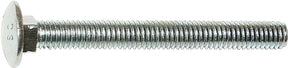Midwest Fastener 01087 Carriage Bolt, 5/16-18 in Thread, NC Thread, 6 in OAL, Zinc, 2 Grade