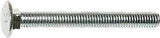 Midwest Fastener 01101 Carriage Bolt, 3/8-16 in Thread, NC Thread, 3 in OAL, Zinc, 2 Grade