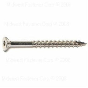 SaberDrive 50218 Deck Screw, #9 Thread, 2 in L, Stainless Steel, 124 PK