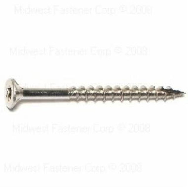 SaberDrive 50218 Deck Screw, #9 Thread, 2 in L, Stainless Steel, 124 PK