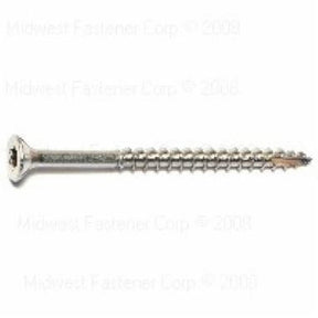 SaberDrive 50219 Deck Screw, #9 Thread, 2-1/2 in L, Stainless Steel, 86 PK
