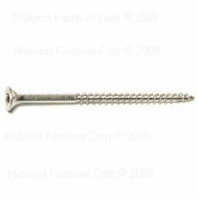 SaberDrive 50237 Deck Screw, #10 Thread, 3 in L, Stainless Steel, 299 PK