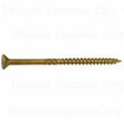 SaberDrive 50760 Deck Screw, #10 Thread, 3-1/2 in L, Serrated Thread, Bugle Head, Star Drive, Steel, 1358/PK