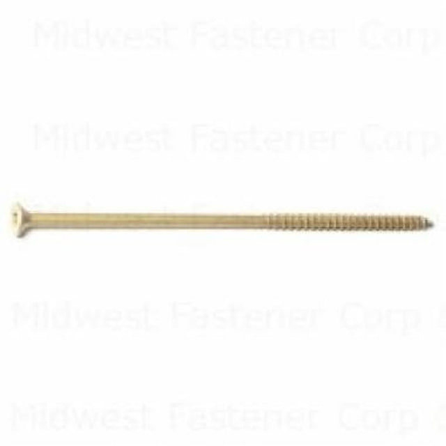 SaberDrive 51179 Deck Screw, #12 Thread, 6 in L, 25 PK