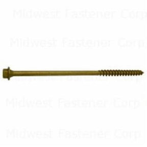 SaberDrive TimberTite Series 52553 Screw, 1/4 in Thread, 8 in L, Hex Drive