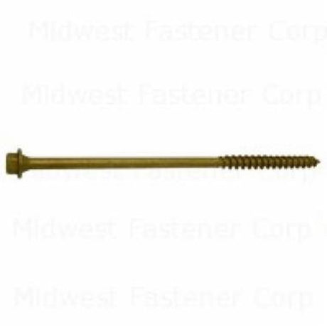 SaberDrive TimberTite Series 52553 Screw, 1/4 in Thread, 8 in L, Hex Drive