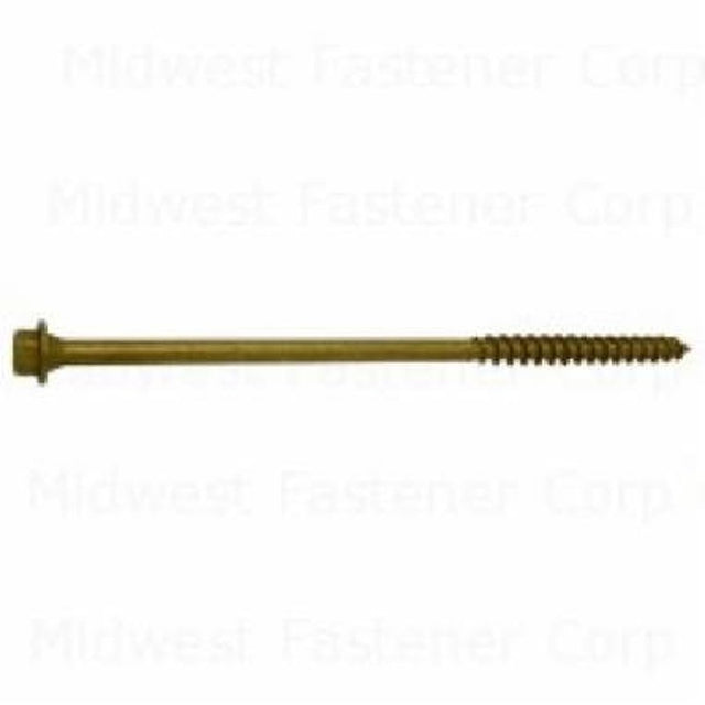 SaberDrive TimberTite Series 52554 Screw, 1/4 in Thread, 10 mm L, Hex Drive