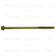 SaberDrive TimberTite Series 52555 Screw, 5/16 in Thread, 12 in L, Hex Drive