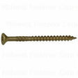 SaberDrive 53297 Deck Screw, #9 Thread, 2-1/2 in L, Bugle Head, Star Drive, Steel, XL1500-Coated, 880 PK