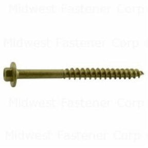 Midwest Fastener 53753 Screw, 3/8 in Thread, 3-5/8 in L, 50 PK