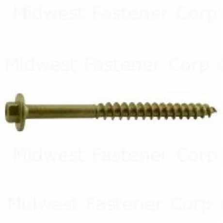 Midwest Fastener 53753 Screw, 3/8 in Thread, 3-5/8 in L, 50 PK