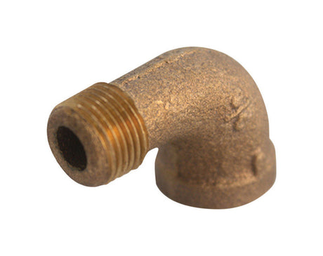 JMF Company 2 in. FPT X 2 in. D MPT Red Brass 90 Degree Street Elbow