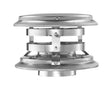 DuraVent 3 in. D Galvanized/Stainless Steel Twist Lock Termination Cap, Pack of 2