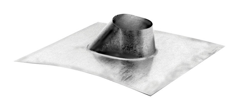 DuraVent 4 in. W X 4 in. L Steel Pelvent Roof Flashing Silver, Pack of 2