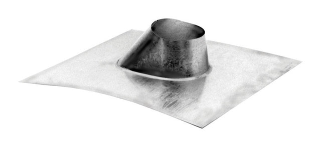 DuraVent 4 in. W X 4 in. L Steel Pelvent Roof Flashing Silver, Pack of 2