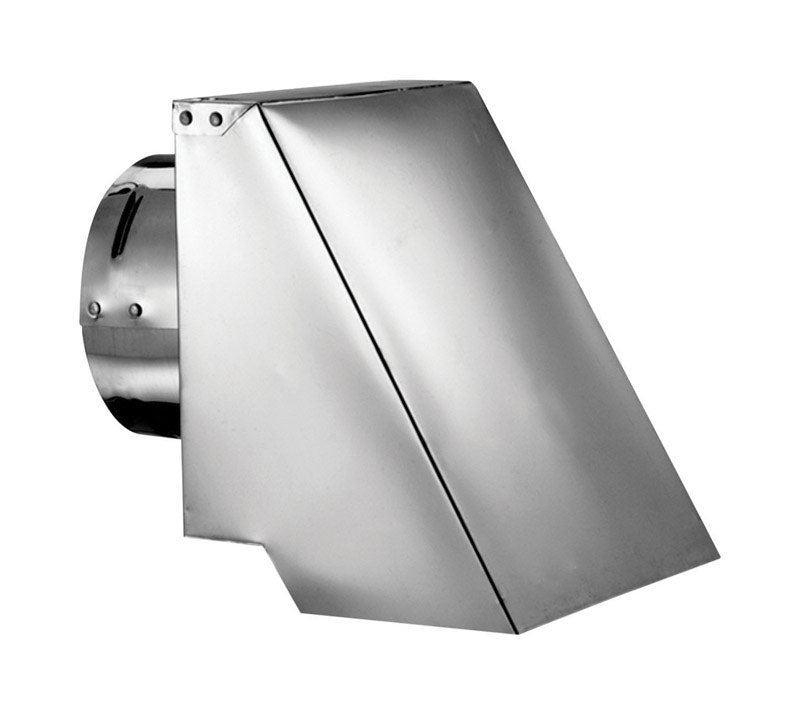DuraVent 4 in. D Aluminum/Galvanized Steel Stove Vent Horizontal Termination Cap, Pack of 2