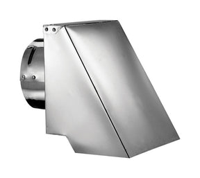 DuraVent 4 in. D Aluminum/Galvanized Steel Stove Vent Horizontal Termination Cap, Pack of 2