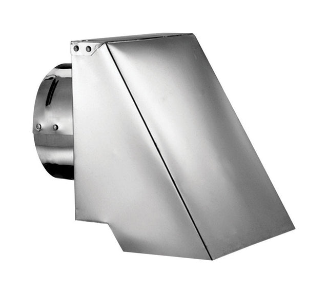 DuraVent 4 in. D Aluminum/Galvanized Steel Stove Vent Horizontal Termination Cap, Pack of 2