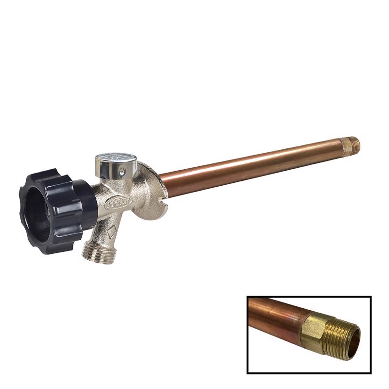 Prier 1/2 in. MPT X 1/2 in. Sweat Anti-Siphon Brass Freezeless Wall Faucet