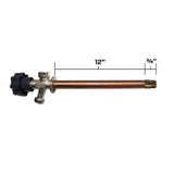 Prier 1/2 in. MPT X 1/2 in. Sweat Anti-Siphon Brass Freezeless Wall Faucet