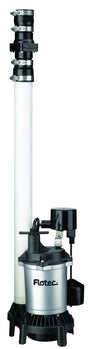 Flotec Easy Sump 1/2 HP 4200 gph Zinc Vertical Float Switch AC Submersible Sump Pump 8 ft