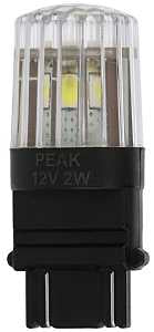 Eiko 3157-BP Lamp, 400 Lumens, 12.8/14 V, S8 Lamp, Polymer Wedge