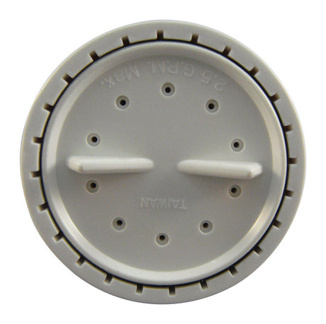 Ace White Plastic 6 settings Showerhead 2.5 gpm, Pack of 5