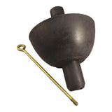 Ace Toilet Tank Ball Black Rubber For Universal